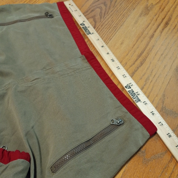Vintage Y2K Abercrombie & Fitch Cargo Pants Green  Women's Size 12 - Picture 8 of 16
